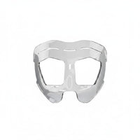 Anti-Collision Transparent Basketball Face Guard Shock Resistant Clear Basketball Face Mask Lightweight Sports Safety Gear Adjustable for Football, Training
