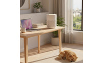 Compact Design Desktop Air Purifier Low Noise Operation Small Air Purifier 3-Stage Filtration for Smokers, Families with Children