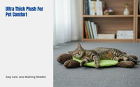 Autumn and Winter Plush Pet Bed for Dogs and Cats, Thickened, Warm, Turtle Shape, Wholesale, Blanket or Toy Included