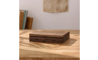 Paint Box with Mixing Small Tray Wooden Paint Box Mini Wooden Palette with Mixing Tray for Artists