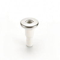 Corrosion-Resistant Marine Drain with Stainless Trim Low-Profile Marine Drain Outlet Polished Thru-Hull Connector Long-Lasting for Yacht