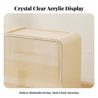 Surprise Box Display Case Debris-Resistant Acrylic Display Case Interchangeable Figurine Container Debris Resistant Protection