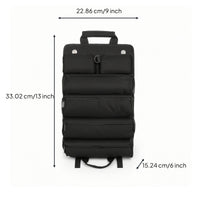 Portable Folding Tool Bag Hanging Foldable Tool Bag Wear-Resistant Heavy Duty for Electricians, Job Site