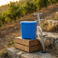 Metal Frame Orchard Fertilizer Applicator Plastic Hopper Backpack Fertilizer Applicator Corrugated Hose Agricultural Equipment Pointed Tip for Underground Soil