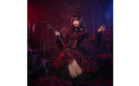 Witch Broom with Mesh Skirt Handheld Gothic Witch Broom Cosplay Masquerade for Cosplayers, Stage Costumes, Photo Shoots