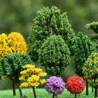 5-10cm Miniature Model Trees, Synthetic Material for Model Railway, Architectural, Crafting, Diorama Scenery, 5 Pieces