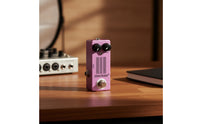 Compact Spring Reverb Pedal Mini Spring Reverb Effect Pedal Shiny Music Gear Metal for Guitarists, Pedalboard, Live Stage, Studio