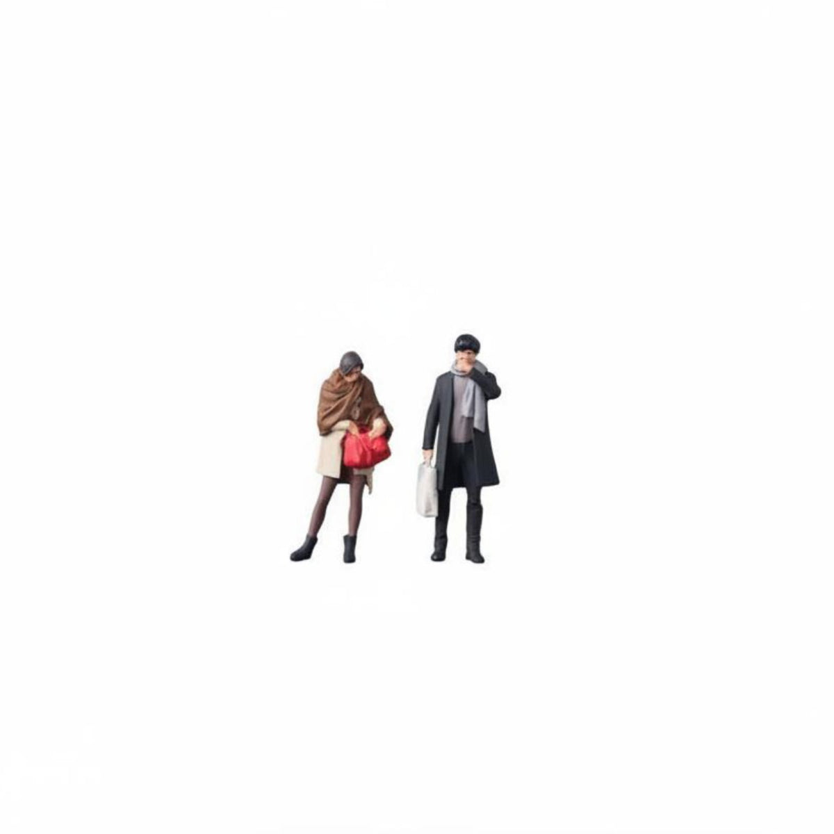 Winter Attire Miniature Figures Miniature Scene Ready 1:64 Scale Figure