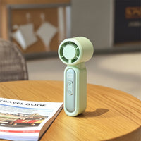 Mini Handheld Fan with Digital Display Pocket-Sized for Outdoor, Desk, Commuters
