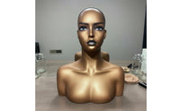 Mannequin Head Bust Hairpiece Mannequin Head Stable Necklace Display Bust for Hair Salon