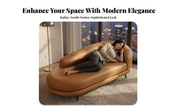 Light Luxury Upholstered Chaise Lounge Nordic Aesthetic Home Furniture Mothern thesign Daybed Comfortable Seating for Homeowners, Adults, Reathers, Living Room, Bedroom, Balcony, Office
