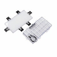 Multi-Function Travel Watercolor Palette All in Single Portable Watercolor Palette Easy to Carry Travel Paint Box 24 Grids for Plein Air