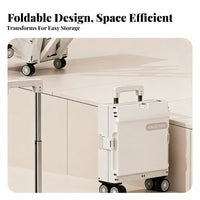 Collapsible Storage Box with casters Multi-Purpose for outdoor meal, Families, Shoppers