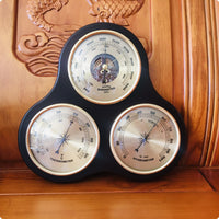 Pressure Meter Thermometer Hygrometer Decorative Wall Hanging Climate Display Easy to Clean Analog Gauge Plaque