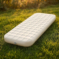 Inflatable Mattress and Air Bed for Car Camping, High Resilience Sponge Camping Mat with 10cm Thickness, R-Value 10.7 Hiking Gear, Thick Pad
