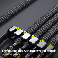 Adjustable Chest Expander Detachable Tubes 5-Tube Resistance Puller Upper Body Workout 5 Tube Chest Puller for Men, Beginners, Home Gym