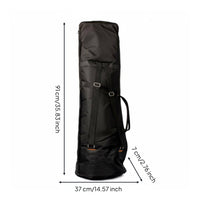 Oxford Cloth Trombone Bag Water-Resistant Backpack Trombone Bag Hand Carry Music Accessory for Practice