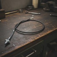 Flexible Motorcycle Cable with Spring DIY Throttle Cable Solderless Heavy Duty for DIYers, Garage
