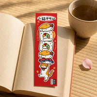Cute Cartoon Cat Shaped Paper Bookmark for Books