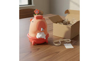 Capybara Soap Dispenser Floral Ornament Animal Soap Dispenser Green Leaves Washroom Item