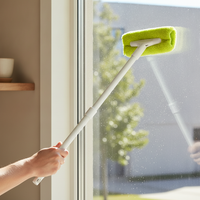Thickened Double-Sided Window Cleaner with Replaceable Head for Glass Cleaning
