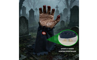 Spectral Hand Decoration Operated Moving Hand with Textile Foundation Spooky Animatronic Prop for Tabletop Displays, Halloween Parties