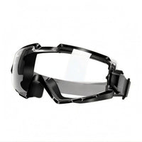 Encompassing Mowing Goggles Curved Lens Grass Cutting Goggles Dustproof Adjustable Strap Molded Frame