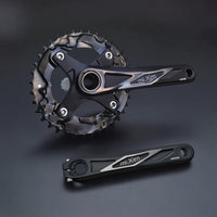 Single Chainring Crankset Aluminum Alloy Crankset with 38T Chainring 170mm Crank Set for Mountain Bikers