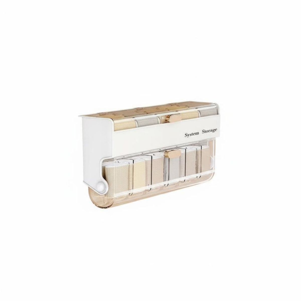 Wall-Mounted Underwear Box Visible Window Sock and Underwear Dispenser for Women