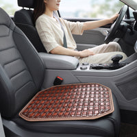 Car Seat Cushion Non-Sweat Bamboo Car Seat Pad Natural Flat for Drivers, Road Trips