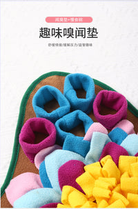 Plush Pet Sniffing Mat for Dogs and Cats, Slow Feeder, Multi-Scene Use