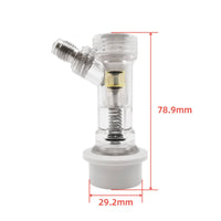 Threaded Keg Barb Fitting Check Valve Brewing Hardware Tight Seal