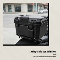 Universal aluminum motorcycle tail box backrest pad