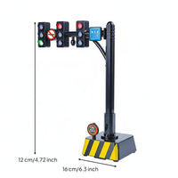 Educational Talking Traffic Light Lights and Sounds Toy Traffic Light Role Play Fun for Preschoolers, Toddlers, Classroom, Playroom