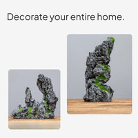 Artificial Cliff Rock Moss Decor for Aquatic Landscapes