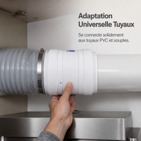 PVC Duct Exhaust Backdraft Damper for Kitchen Range Hoods and Public Flues