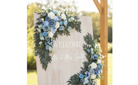 Artificial Flower Arch Decor Cascading Flower Garland with Roses Wedding Arch Flowers Flexible for Brides, Ceremony Backdrops