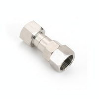 360 Degree Swivel Adapter Compact Pressure Washer Adapter Stainless Steel Coupler Corrosion Resistant Inline Coupling Heavy Duty