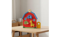 Wooden Animal Shape Sorter Child-Centered Animal Matching House Fine Motor Skills Matching Puzzle House for Infants, Young Children