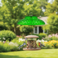 Feeder Cover with Hanging Loop Lightweight Hanging Dome Cover High-Visibility Rain Guard for Patio