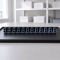 Single Row 12 Key Touch Strip Oval Openings Conductive Key Pad