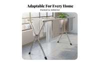 Foldable Drying Rack Indoor & Outsidedoor Use Foldable X-Shaped Frame Airer Extendable Clothes Horse for Apartment Dwellers, Homemakers, Balcony, Yard