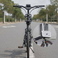 Stable Bike Front Carrier Block Easy Installation Bike Bag Mount Sturdy Front Bag Adapter Folding-Friendly for Cyclists, Commuters, Daily Commuting