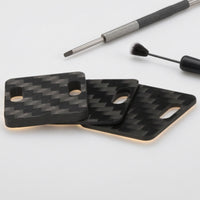 3 Pieces Phono Spacer Plates Hard Resin Phono Spacer Shim Rigid Turntable Accessory for Audiophiles, Vinyl Collectors