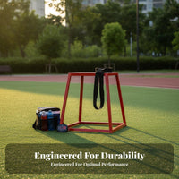 Multiple Heights Available Plyometric Jump Box Stackable Design Trapezoidal Plyo Box Stable Base Exercise Platform Anti-Slip Surface for Athletes, Home Gym Users, Beginners, Agility Training, High-Intensity Functional Fitness, Strength Conditioning