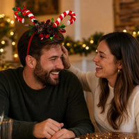 Christmas Candy Cane Headband for Holiday Parties and Performances
