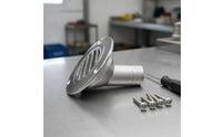 Saltwater-Resistant Marine Drain Fitting with Flange Angled Boat Drain Fitting Slim Hardware Easy to Clean for Yachts