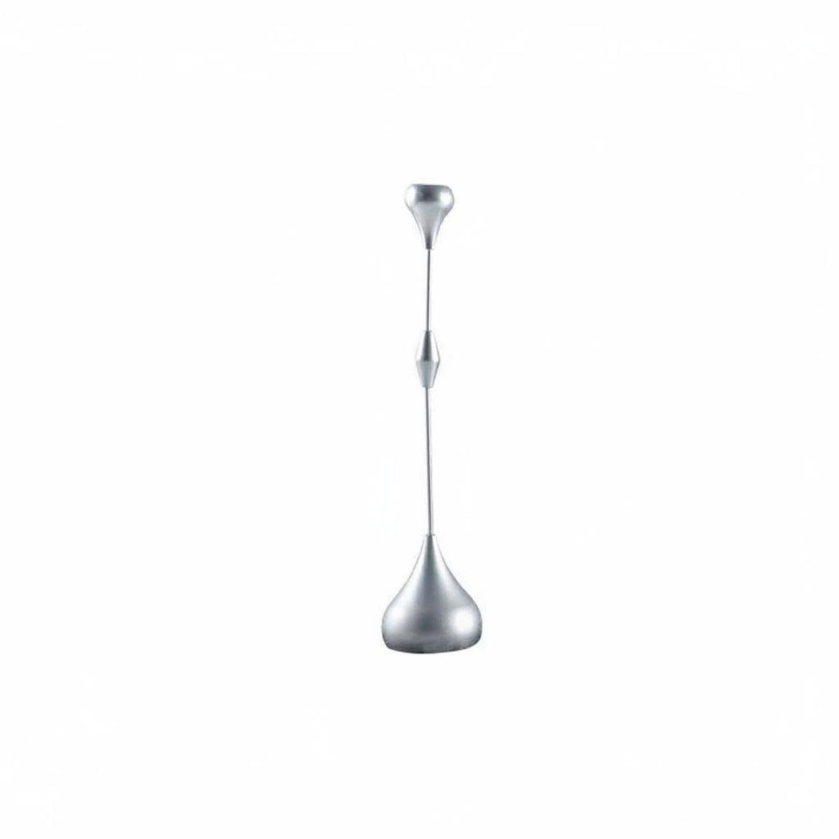 Creative Tear-Shaped Shape Teardrop Candlestick Electroplated Finish Modern Taper Candle Holder Light Luxury Design for Dining Table