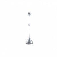 Creative Tear-Shaped Shape Teardrop Candlestick Electroplated Finish Modern Taper Candle Holder Light Luxury Design for Dining Table