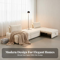 2-in-1 Design plush Floor Sofa Space-Saving adaptable Couch Minimalist design Home Furnishing Foldable for Apartment Dwellers, Students, Young Adults, Balcony, Guest Room, Small Spaces
